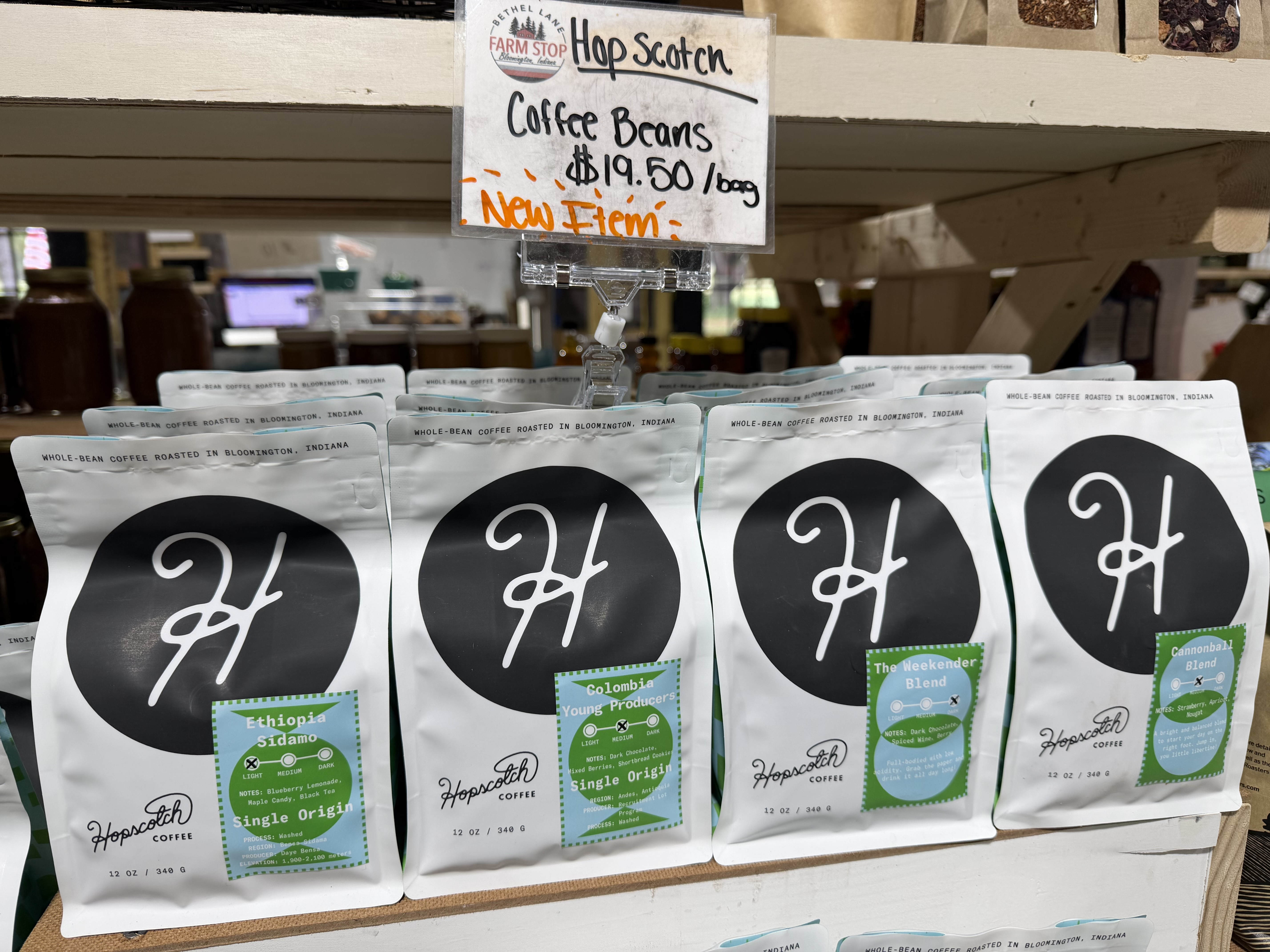 Hopscott coffee whole beans are in the house!